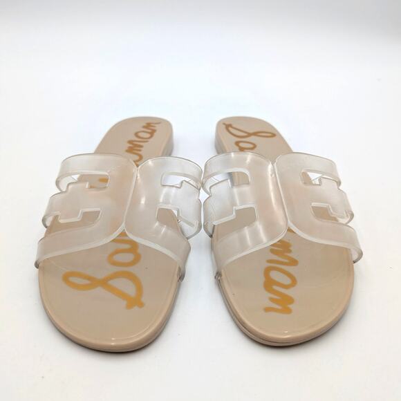 Sam Edelman Bay Jelly Summer Slide Sandal Slip-On Women's Clear Size US7 EU37.5 - Picture 2 of 12